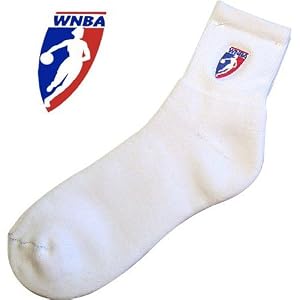 Buy For Bare Feet WNBA Logo Quarter Socks Size Large 8-13