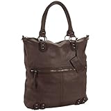 Linea Pelle Dylan Gunmetal Folding Tote