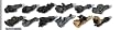 Tobacco Pipes Assorted Set of 12