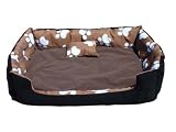 XXL HUNDEBETT TIERBETT HUNDESOFA SOFA KISSEN HUNDEKORB 120 x 90 x 30 cm