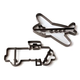Airplane and Truck Cut-out Pancake Molds by Amco