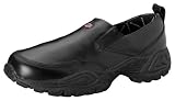 Dickies Men's Mexam Leather Step In Shoe-Regular and Wide, Black and White