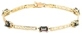 10k Yellow Gold Mystic Topaz Bracelet, 7