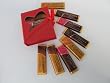 Godiva Chocolate in a Unique Novelty Gourmet Candy Red Heart Gift Box - *Bars 2 Each Milk Chocolate, Milk Chocolate Caramel, Dark Chocolate, Dark Chocolate with Raspberry