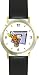 Basketball, Hoop, Backboard, Swish Basketball Theme - WATCHBUDDY  DELUXE TWO-TONE THEME WATCH - Arabic Numbers - Black Leather Strap-Size-Large ( Men's Size or Jumbo Women's Size )