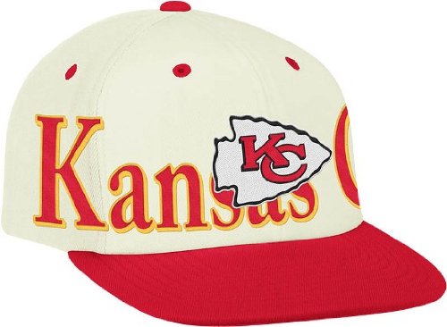 Kansas City Chiefs Reebok Throwback Team Name & Logo Snap Back Hat