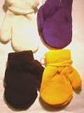 Set of Four Pairs of One Size Magic Stress Gita Mittens for Infants Ages 0-12 Months