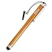 BlueMall Orange Universal Capacitive TouchScreen Stylus with 3.5mm Adapter Plug works with iPad, Hp TouchPad, iPhone 4 / 4S, Kindle fire, Touch and all capacitive Touch screen Devices - Retail Packaging