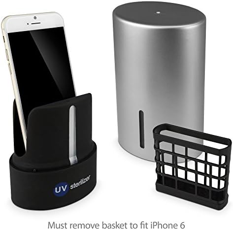 BoxWave FreshStart Apple iPhone 4 UV Germicidal Sanitizer - Portable Phone Cleaner Works With Smartphones, MP3 Players, Earbuds, Headsets and More! (Silver)