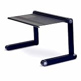 Image of US Furinno Aluminum Adjustable Multi-functional Laptop Computer Table Desk Portable Bed Tray Book Stand Ergonomics Design Dual Layer tabletop up to 17" Best Deals US, Furinno Laptop Desk