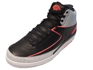 Nike Air Jordan 2 Retro II 'Infrared 23' Pure Platinium/Infrared 23/White/Black 385475-023 (SIZE: 10.5)
