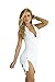 Mapalé by AM:PM Women's Deep Plunging Sexy Cover Up Halter Mini Dress
