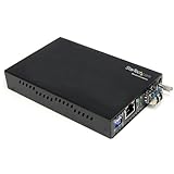 StarTech.com 1000 Mbps Gigabit Single Mode Fiber Media Converter with LC 40 km (ET1000S40LC2)