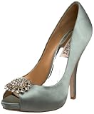 Badgley Mischka Women’s Lissa Open-Toe Pump,Seafoam,8 M US