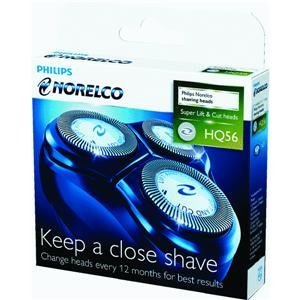 Philips Norelco HQ56/2 Reflex Plus and Micro Action Electric Razor Replacement Heads