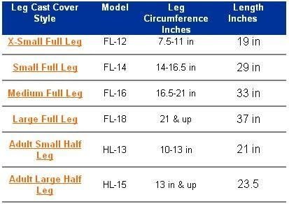 Dry Pro Waterproof Cast Cover - Large Full Leg - FL18 by DryPro
