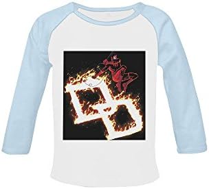 HuaT Daredevil Super Hero Blue Baby Organic Long Sleeve Shirt (USA Size)