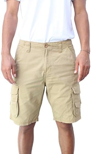 Subculture Mens Ripstop Cargo Short (29, Khaki)