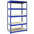 Steckregal LUANA 175BM - Kellerregal mit 5 B�den - blau 60 cm tief