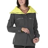 Go International  Twill Anorak - Steel/ Safety Yellow