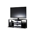 Alphason ABRD1100-BLK Alphason Designs ABRD1100 1100mm AV Cabinet Rack in Black