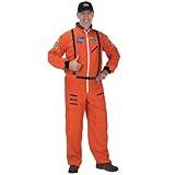 Mens Theatre Costumes Authentic NASA Astronaut Costume Space Suit Orange Jumpsuit Top Quality Costume