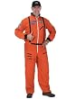 Mens Halloween Costume Authentic NASA Astronaut Costume Space Suit Orange Jumpsuit Top Quality Costume