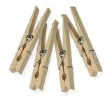 Penley Wood Spring Clothespin, Pack of 50