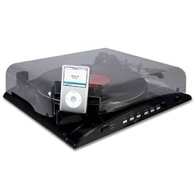 ION USB Turntable with Universal Dock for iPod