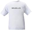 BRUXELLES - BRUSSELS - City-series - Heather Grey or White T-shirt