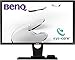 BenQ XL2430T 61 cm (24 Zoll) 3D Gaming LED Monitor (3D 144 Hz, Full HD, Eye-Care, HDMI, Display Port 1.2, DVI, VGA, USB, 1ms Reaktionszeit) schwarz/rot