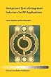 Design and Test of Integrated Inductors for Rf Applications