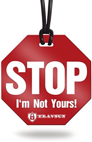 Luggage Tags - High Quality Plastic Tag & ID Card - Great for Cruises & Flights