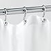 iDesign InterDesign Shower Curtain S-Hooks Chrome, Set of 12 Axis Shwr Hks W/Ball Set/12, Set of 1, 12 Count