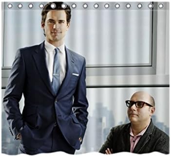 Clowzin Custom Eal Caffrey Mozzie White Collar Movie Style Bathroom Decoration Cozy Lovely Decor Pleasing Peculiar Design Effect Shower Curtain