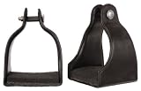 1 Leather Covered Padded Endurance Stirrups with 4 1/2 Tread