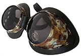 Classic Round Lens Moto Goggles Motorcycle MX Vespa Jeep Motorbike Scooter Three Color... by 