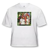 Sandy Mertens Vintage Christmas Designs - Vintage Helping Elves - T-Shirts