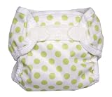 Bummis Super Whisper Wrap, Celery Dot, 8-15 Pounds