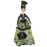 Large Russian Countess Doll Green Freestanding 25.5H