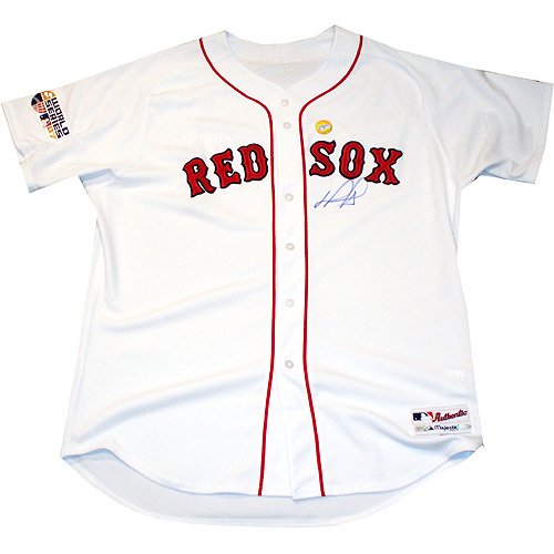 Steiner Sports MLB Boston Red Sox David Ortiz Red Sox Authentic Home 2007 World Series Jersey