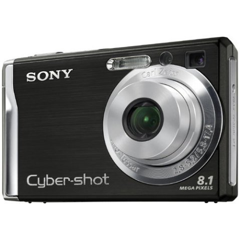 Sony Cybershot DSCW90 8.1MP Digital Camera with 3x Optical Zoom and Super Steady Shot (Black)