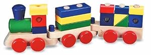 Melissa & Doug Wooden Stacking Train