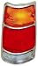 1997-1997 Isuzu Rodeo Rear Only -- Rear Tail Lamp Light CHROME,RIGHT HAND replaces OE...