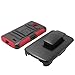 Phone Case for Lg Access LTE Red Edge Cover Kickstand Combo Holster Belt Clip L31g