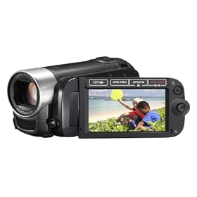 Canon LEGRIA FS46 Camcorder - Black (37x Optical Zoom, 2.7 inch Widescreen LCD)