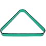 Acrylic Designer Pool Ball Triangle, Green