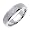 18K Gold White Handmade Wedding Band (6mm)