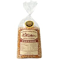 Wabash Valley Farms Amish Country Gourmet Popping Corn, Extra Large Caramel, 2-Pound Bags (Pack of 6)