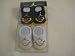 Nike Jordan Booties Girl Boy Baby Infant Black/yellow and White/grey with Jumpman23 Sign Sock 2 PCS 